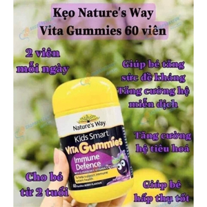 Kẹo dẻo tăng miễn dịch Nature’s Way Vita Gummies Immune 60 viên