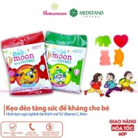 Kẹo dẻo tăng sức đề kháng cho bé Babi moon MaxThymo, tăng miễn dịch từ vitamin C, keo ong