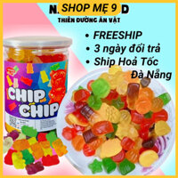 Kẹo dẻo trái cây chip chip 500g THIÊN ĐƯỜNG ĂN VẶT đồ ăn vặt mềm nhiều hương vị thơm ngon cho bé -Shop mẹ 9