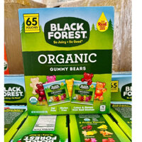 Kẹo dẻo trái cây Gấu Organic cho bé Black Forest Organic Gummy Bear không chất béo và gluten 1.47kg - 65 gói