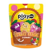 Kẹo dẻo trái cây hỗn hợp Play More gói 48g (1 Gói)