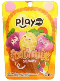 Kẹo Dẻo Trái Cây Hỗn Hợp Playmore 64g