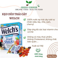 Kẹo dẻo trái cây Welch được làm từ 100% nước ép trái cây tươi tự nhiên 1 hộp 2kg