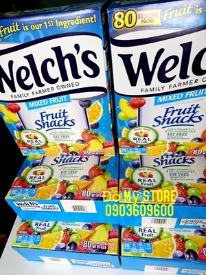 Kẹo dẻo trái cây Welch's 80 gói