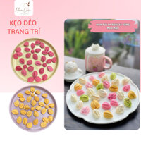 Kẹo Dẻo Trang Trí Hoa tulip trắng/hồng/vàng/xanh kẹo trang trí bánh kem, sinh nhật, đồ uống - MS 24