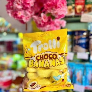 Kẹo dẻo Trolli Choco Bananas 150g