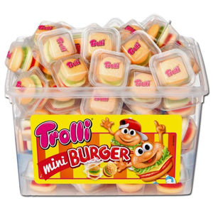 Kẹo dẻo Trolli Mini Burger- hộp 600g