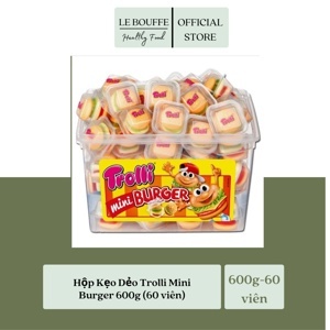 Kẹo dẻo Trolli Mini Burger- hộp 600g