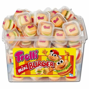 Kẹo dẻo Trolli Mini Burger- hộp 600g