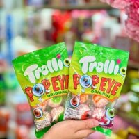 Kẹo Dẻo Trolli Pop Eye Con Mắt Đức Túi 4 Cái 75g