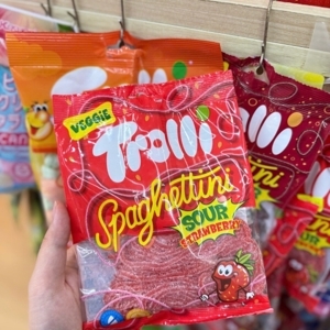 Kẹo dẻo Trolli Spaghettini Sour 100g - dâu