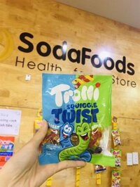KẸO DẺO TROLLI SQUIGGLE TWIST CON SÂU 100GR ĐỨC