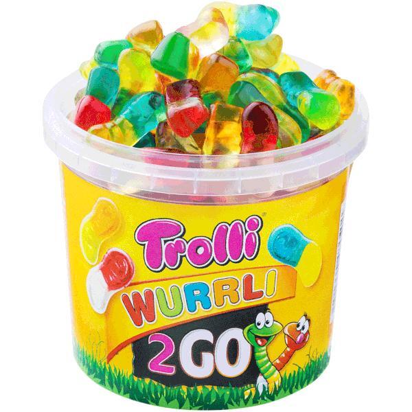 Kẹo Dẻo Trolli Wurrli 2GO 150g