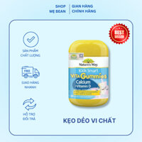Kẹo Dẻo Vi Chất Cho Bé Nature’s Way Kids Smart Vita Gummies Calcium + Vitamin D Hỗ Trợ Phát Triển Chiều Cao 60 Viên