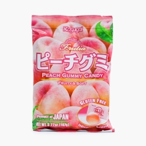 Kẹo dẻo vị đào Kasugai 107g