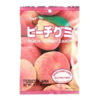 Kẹo Dẻo Vị Đào, Peach Gummy Candy, Gluten Free, 3.77 oz (107g) - KASUGAI