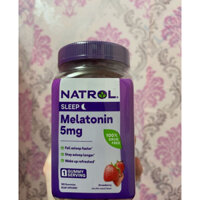 Kẹo dẻo vị dâu giúp ngủ ngon Sleep Natrol Melatonin 180 viên