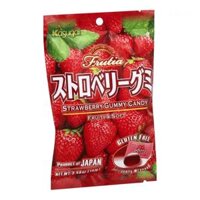 Kẹo Dẻo Vị Dâu, Strawberry Gummy Candy, Gluten Free, 3.59 oz (107g) - KASUGAI