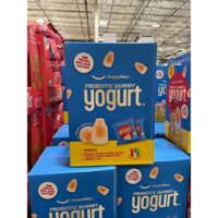 💪🏻🍬👦🏻👧🏻🇺🇸KẸO DẺO VỊ SỮA CHUA NHÂN THẠCH LỎNG LỢI KHUẨN CỦA MỸ HAPPY DAY’S PROBIOTIC GUMMY YOGURT HỘP 21 GÓI x 18G (377G)