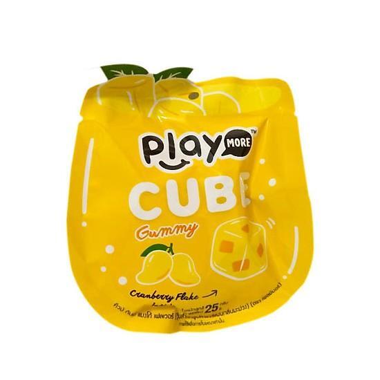 Kẹo dẻo viên vị nam việt quất hương xoài Play More gói 25g