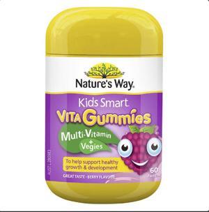 Kẹo dẻo Vita Gummies bổ sung Multi-Vitamin + Rau quả - 60 viên