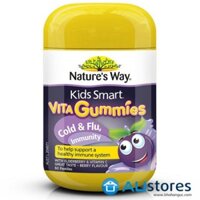 Kẹo dẻo Vita Gummies Cold & Flu  phòng cảm cúm cho bé (60 viên) dành cho bé từ 2 tuổi trở lên