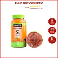 Kẹo dẻo Vitamin C Kirkland Gummies C Mỹ - 180 viên, tăng cường hệ miễn dịch bảo vệ sức khỏe