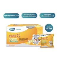 Kẹo dẻo Vitamin C Nat Yummy Gummy-Tăng đề kháng, giảm cảm lạnh, cảm cúm