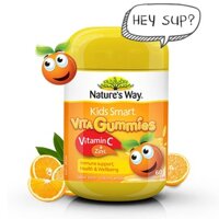 Kẹo dẻo vitamin C và kẽm Nature's Way Kids Smart VitaGummies ÚC 🔥𝐍𝐄𝐖🔥 60-120 viên mẫu mới 2021 NANA vitamin