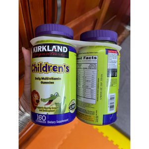 Kẹo dẻo Vitamin Kirkland Signature Children’s Complete Multivitamin Gummies 160 viên (2 tuổi+)