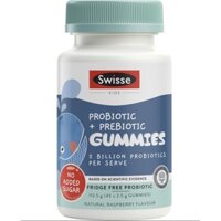 Kẹo Dẻo Vitamin Swisse Kids Probiotic & Prebiotic Gummies 45 Viên, 100% Bill Úc hoặc đền tiền