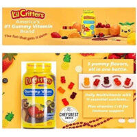 kẹo dẻo vitamin tổng hợp cho bé l’il critters gummy vites-275 viên