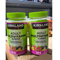 KẸO DẺO VITAMIN TỔNG HỢP CHO NGƯỜI LỚN KIRKLAND ADULT MULTIVITAMIN GUMMIES 160 VIÊN