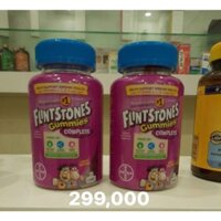 Kẹo dẻo Vitamin tổng hợp và Tăng đề kháng cho bé, Flintstones Gummies Plus Immunity- Sự lựa chọn số 1 BS Nhi Hoa Kỳ