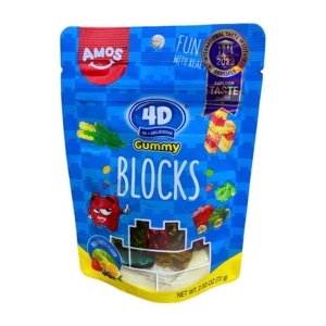 Kẹo dẻo xếp hình 4D gói 72g