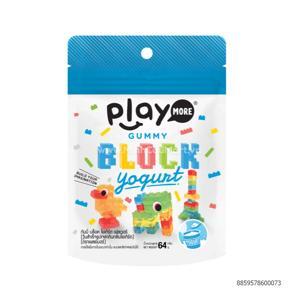 Kẹo dẻo xếp hình vị sữa chua Play More gói 64g