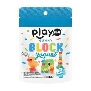 Kẹo dẻo xếp hình vị sữa chua Play More gói 64g