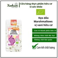 Kẹo Dẻo Xốp Vị Vani Hữu Cơ, Organic Vanilla Marshmallows (100g) BIOMINKI-Xanh Sẫm Organic