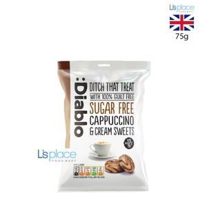 Kẹo Diablo không đường Cappuccino 75g