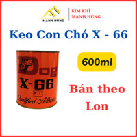 Keo Dog X66 ( Keo con chó ), Keo dán đa năng siêu dính, Keo dán giày dép 600ml