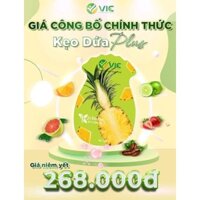 Kẹo dứa giảm cân VIC organic Giảm cân cấp tốc an toàn không phải thuốc giảm cân