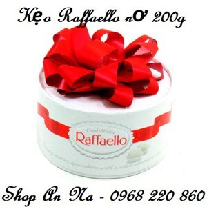 Kẹo dừa Raffaello Ferrero - 200g, hộp nơ