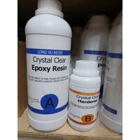 Keo Epoxy AB 2 thành phần Trong Suốt Loại Tốt  - Nhựa Epoxy Đổ Bàn, Khuôn Handmade, Vẽ Cá