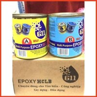 keo epoxy ab 611 dán đa năng siêu cứng