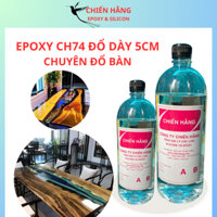 Keo epoxy resin trong suốt giá đại lý ship cả nước CH74