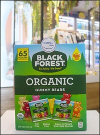 Kẹo gấu Black forest organic gummy bears (65 túi)