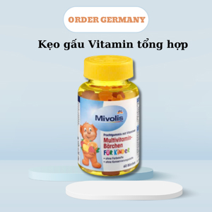 Kẹo gấu Das Gesunde Plus 60 viên - bổ sung vitamin tổng hợp cho bé