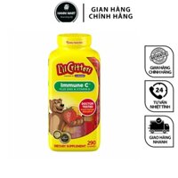 Kẹo Gấu Dẻo Bổ Sung Vitamin C, Kẽm Và Vitamin D L’il Critters Immune C 290 Viên Của Mỹ