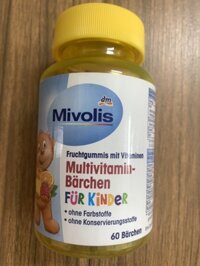 Kẹo gấu Mivolis Multivitamin Barchen 60 viên