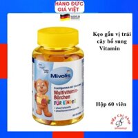 Kẹo gấu vị trái cây bổ sung Vitamin tổng hợp cho trẻ em Mivolis Mutilvitamin Barchen 60 viên Nội Địa Đức